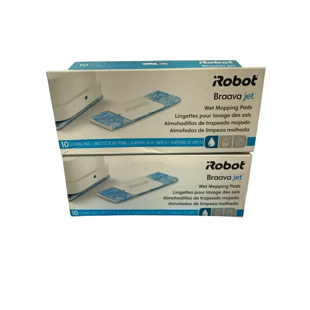 IROBOT 10-PACK! Braava Jet Wet‎ Mopping Pads Cleaning Pads OEM 4657840 (New)